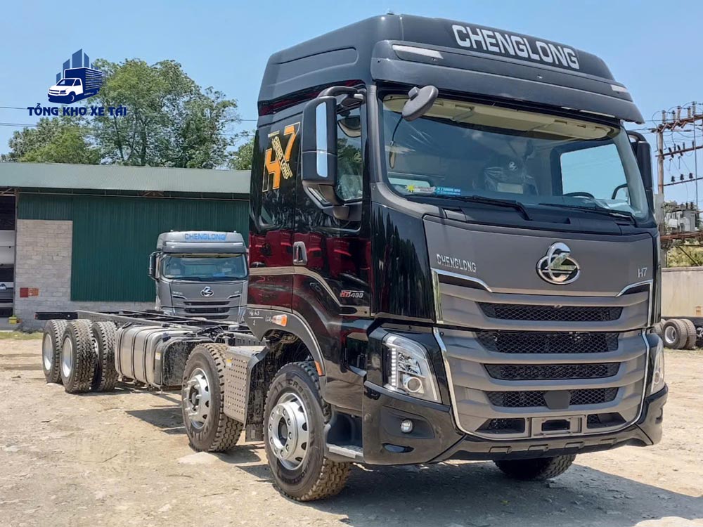 ChengLong 4 chân H7 360HP thùng bạt cao 2m53 mới nhất